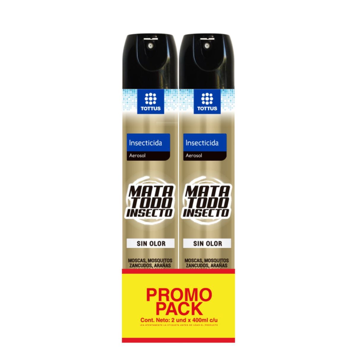 TOTTUS - PACK INSECT MATA TODO TOTTUS 2 X400 ML