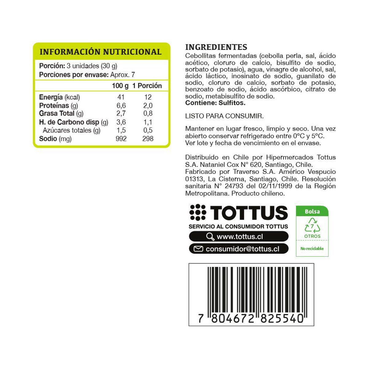 TOTTUS - Cebollita Perla