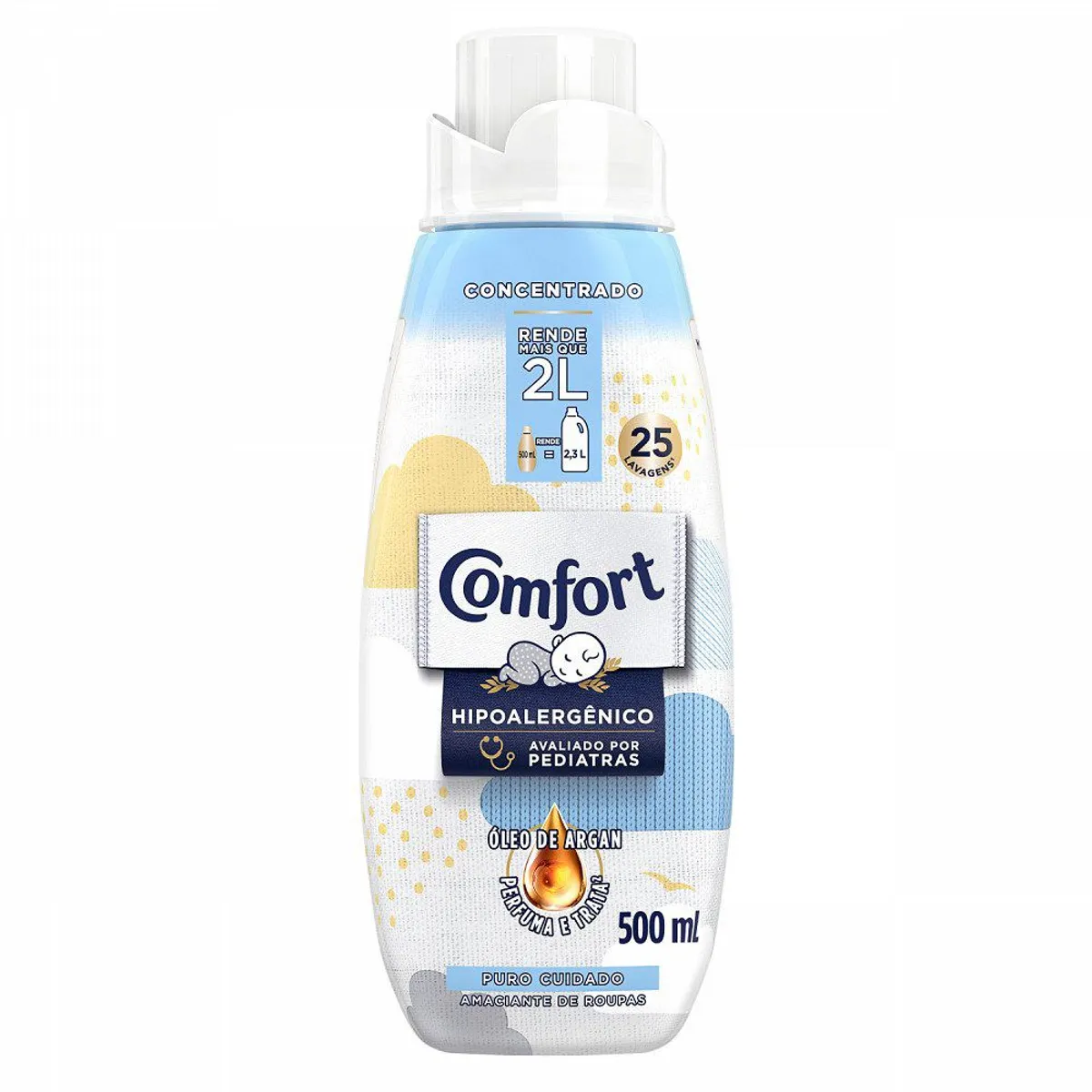 COMFORT - Suavizante Concentrado Hipoalegénico Puro Cuidado Comfort 500 ml