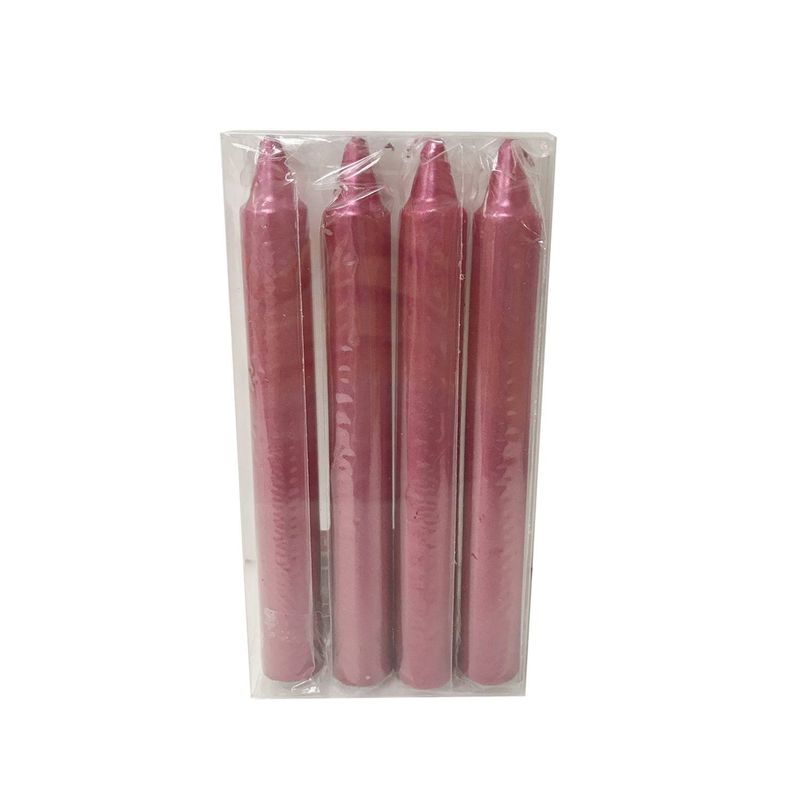 CASA JOVEN - PACK X4 VELAS LARGAS ROJAS