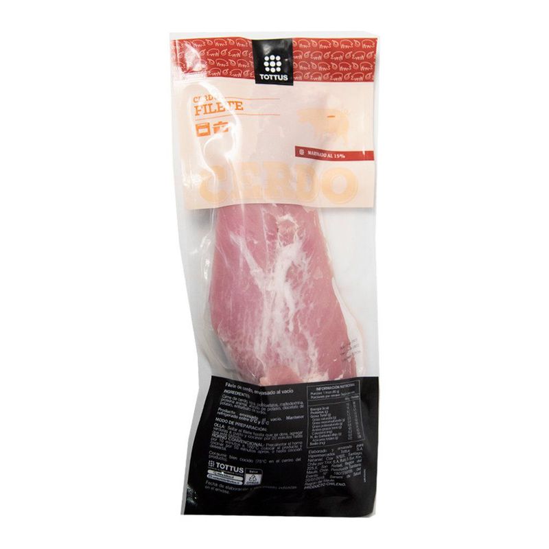TOTTUS - Filete de Cerdo al Vacío Peso Variable