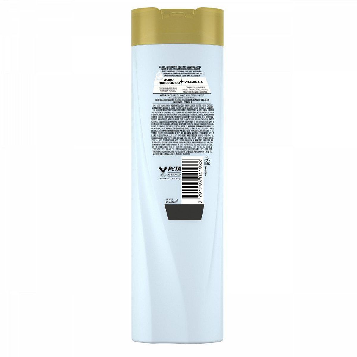 SEDAL - Shampoo con Ácido Hialurónico y Vitamina A