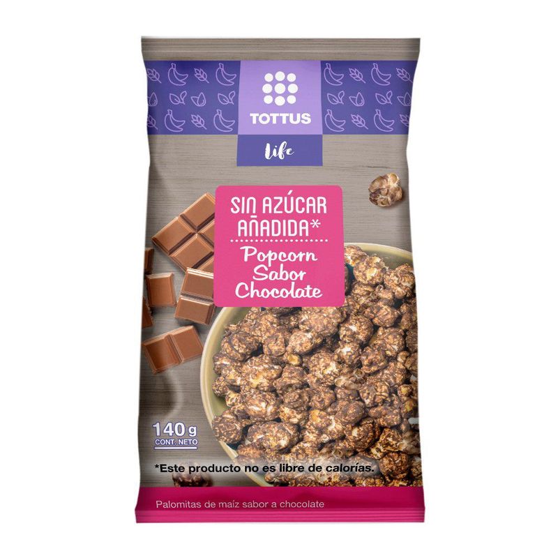 TOTTUS LIFE - Pop Corn Sabor Chocolate