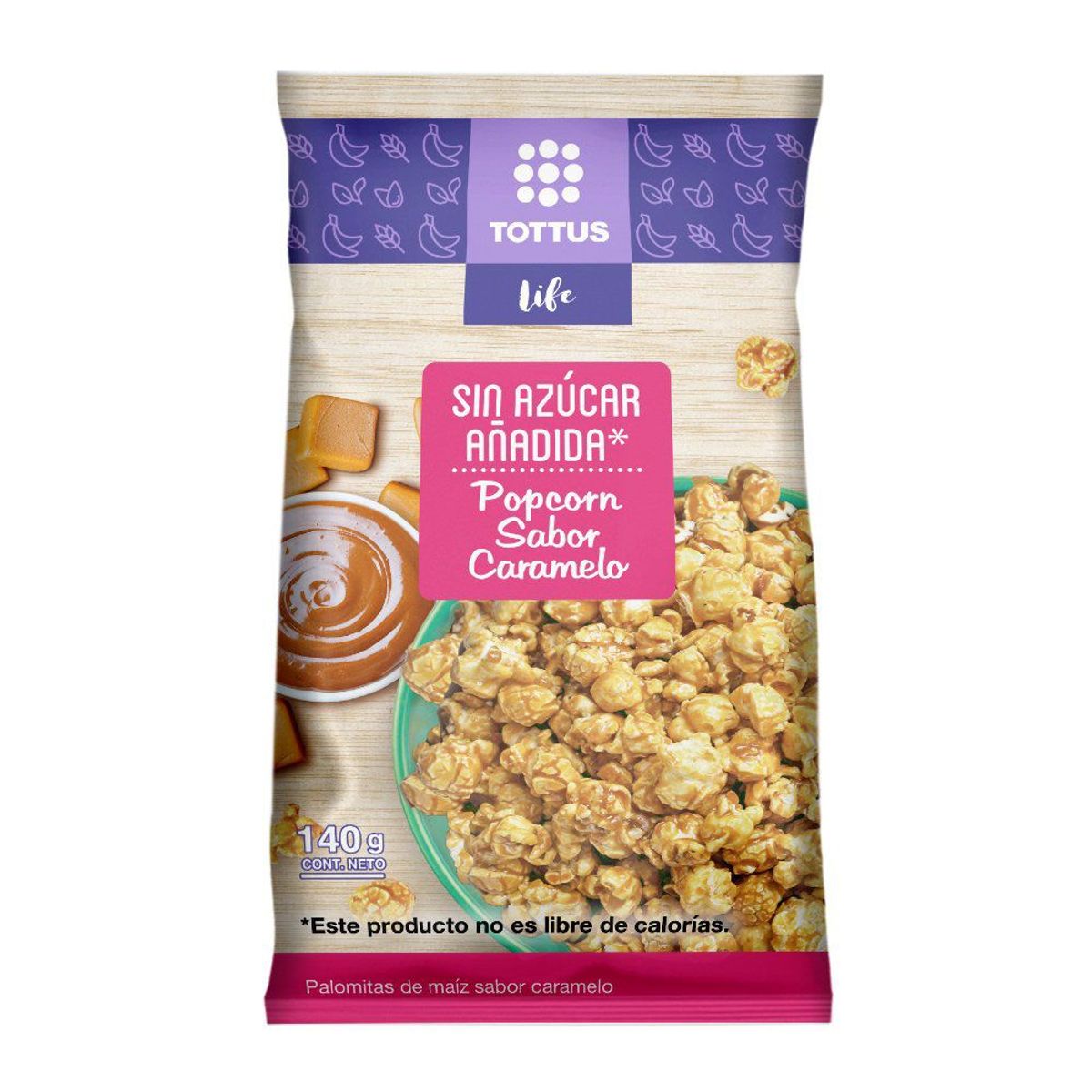 TOTTUS LIFE - Pop Corn Sabor Caramelo