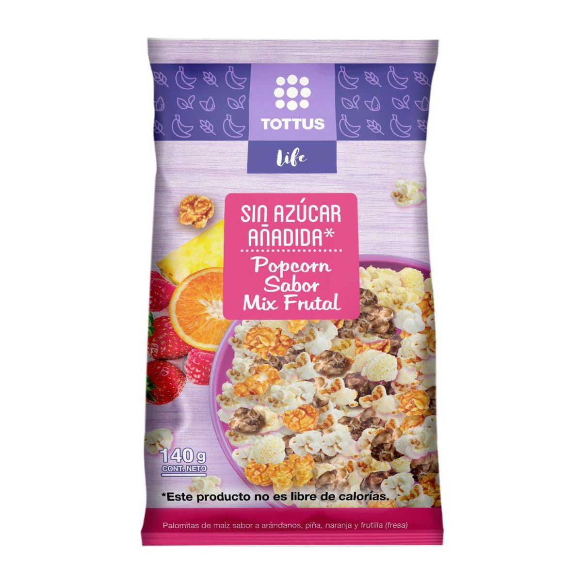 TOTTUS LIFE - Pop Corn Sabor Mix Frutal