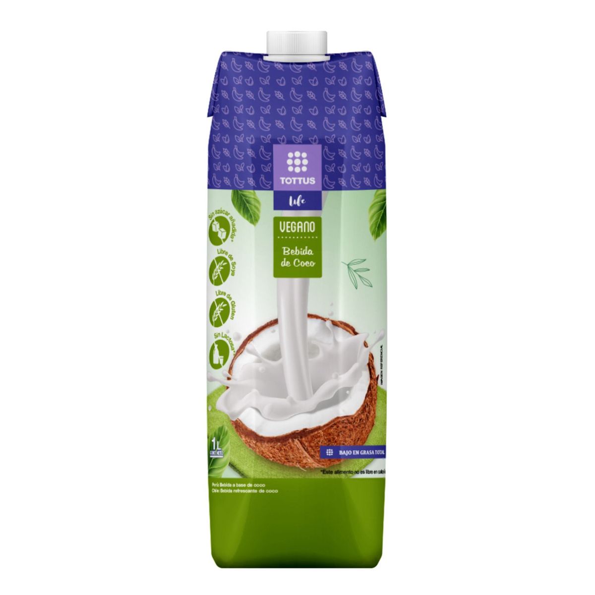 TOTTUS LIFE - Bebida Vegetal de Coco