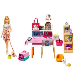 BARBIE - Set de Juego Tienda para Mascotas