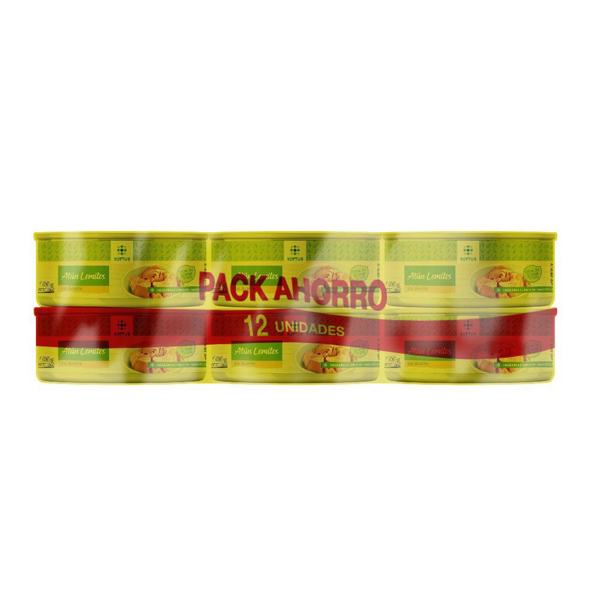TOTTUS - ATUN LOMO ACEITE PACK 160G TOTTUS 12 UND