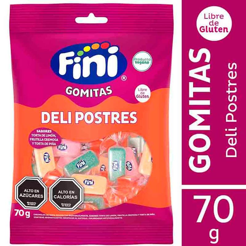 FINI - GOMITA DELI POSTRES 70G SIN GLUTEN