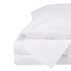 CASA JOVEN - Sábana Polycotton King Size Blanco