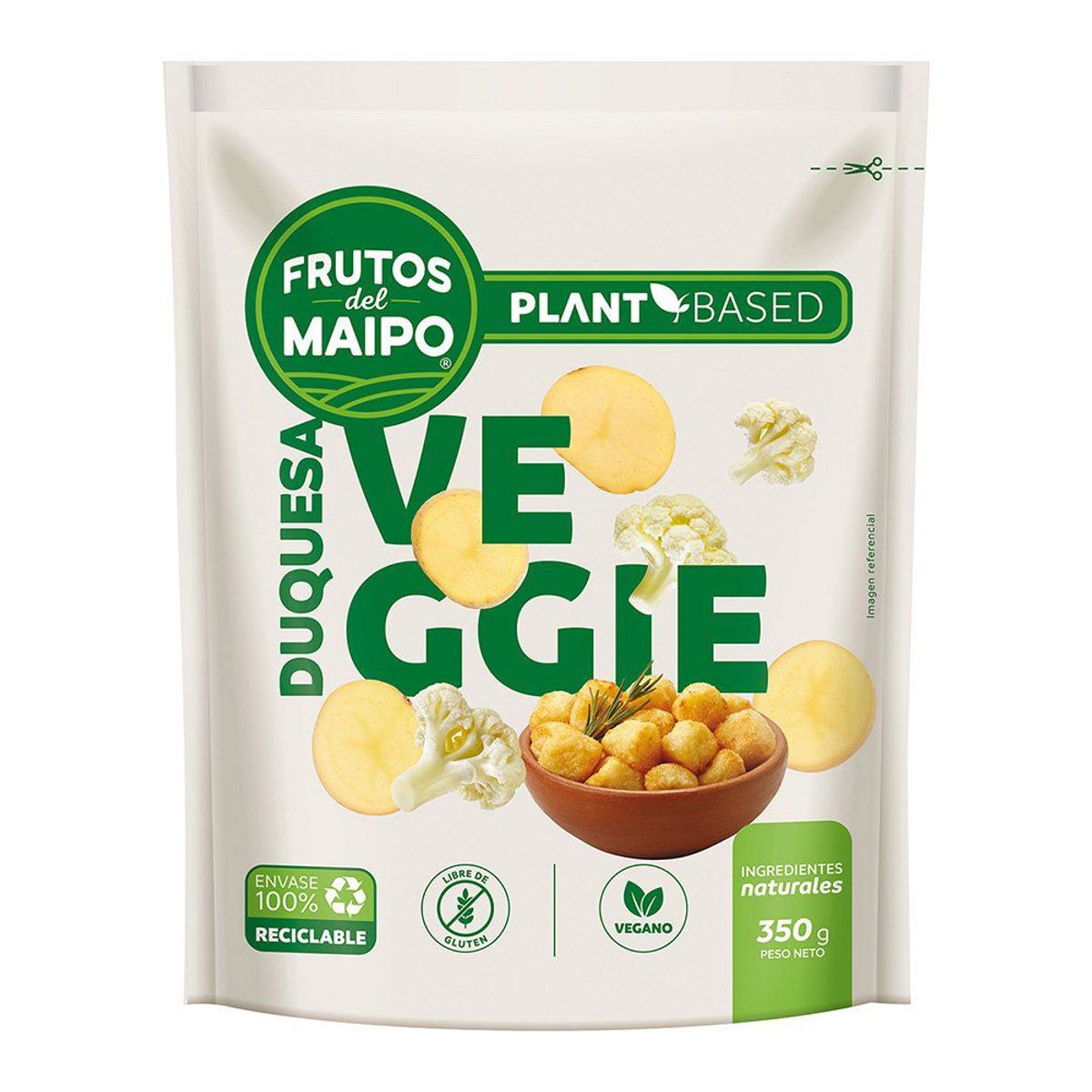 FRUTOS DEL MAIPO - Duquesas Veggie Coliflor Congeladas Frutos de Maipo 350 g