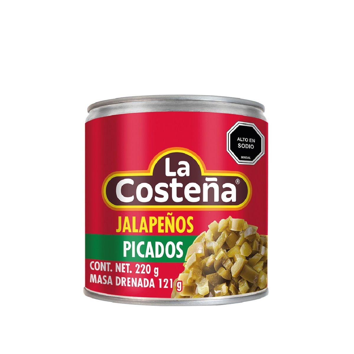 LA COSTEÑA - CHILE JALAPENO PICADO LA COSTENA 220 GR