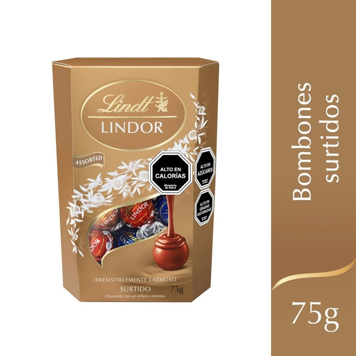 LINDT - Bombones de Chocolate Surtidos Lindt 75 g