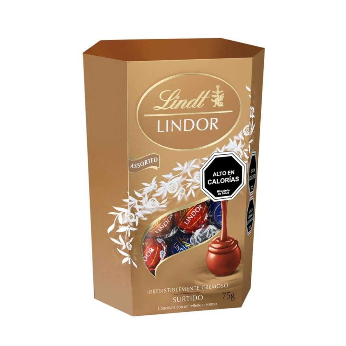 LINDT - Bombones de Chocolate Surtidos Lindt 75 g
