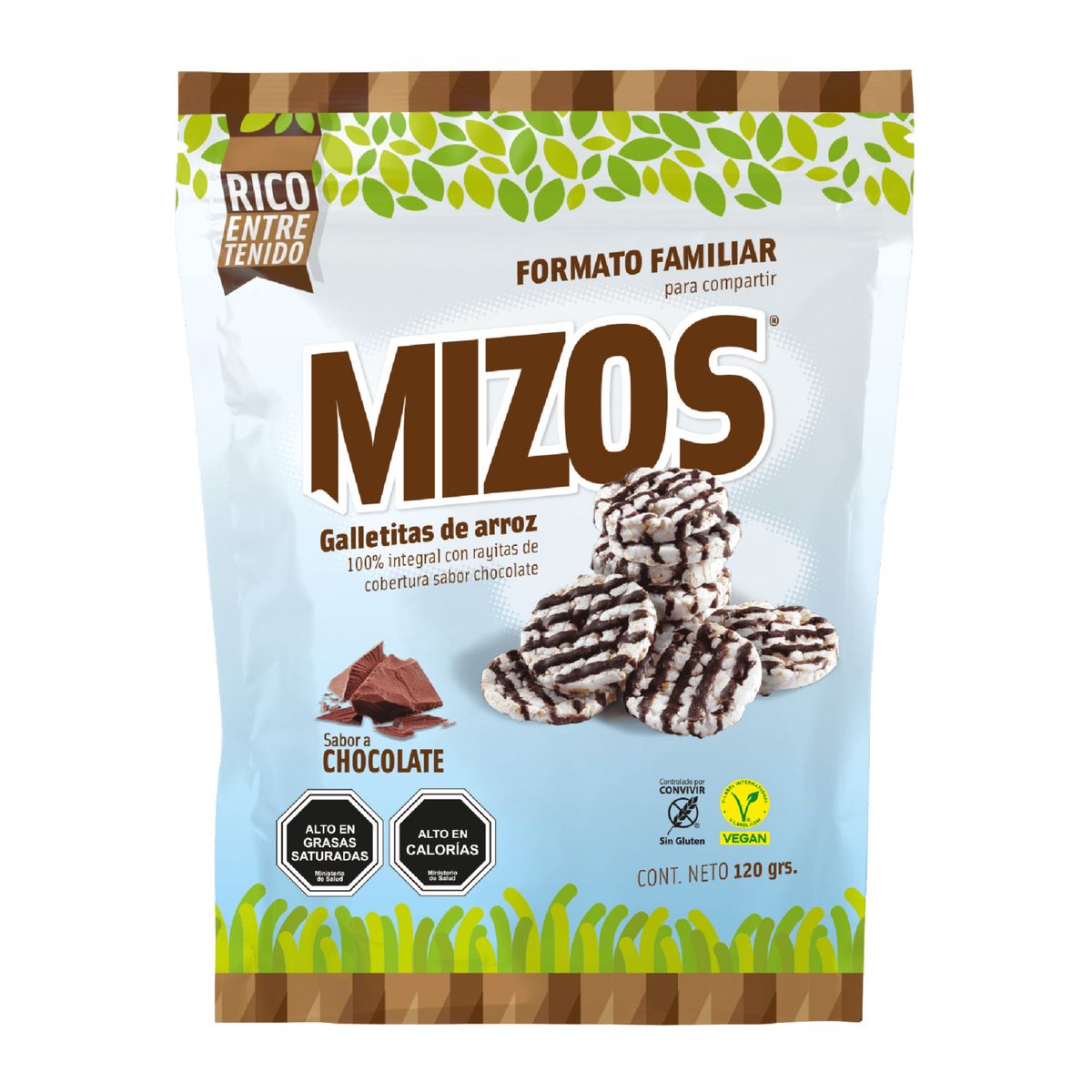 MIZOS - Galleta De Arroz Chocolate Mizos