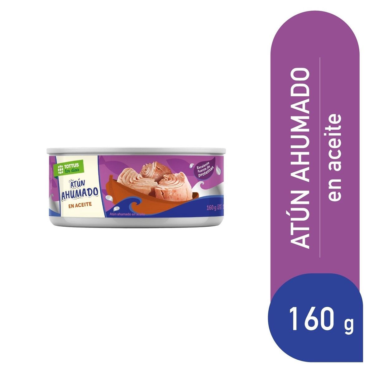 TOTTUS - Atún Lomito Ahumado en Aceite Tottus 160 g