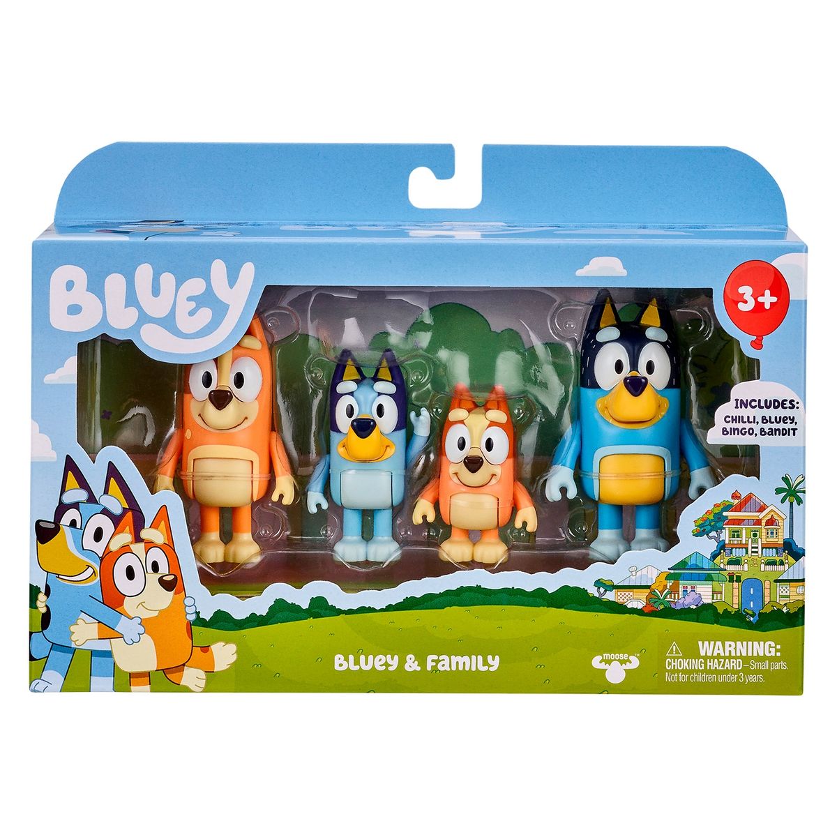 BLUEY - BLUEY PACK 4 FIGURAS