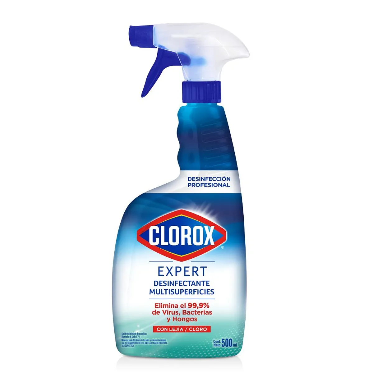 CLOROX - Limpiador Desinfectante Multisuperficies Clorox Expert Gatillo 500  ml