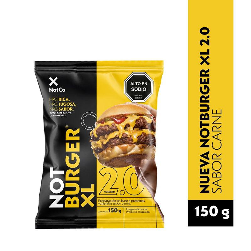 NOT BURGER - Hamburguesa Vegetal Not Burger XL 150 g