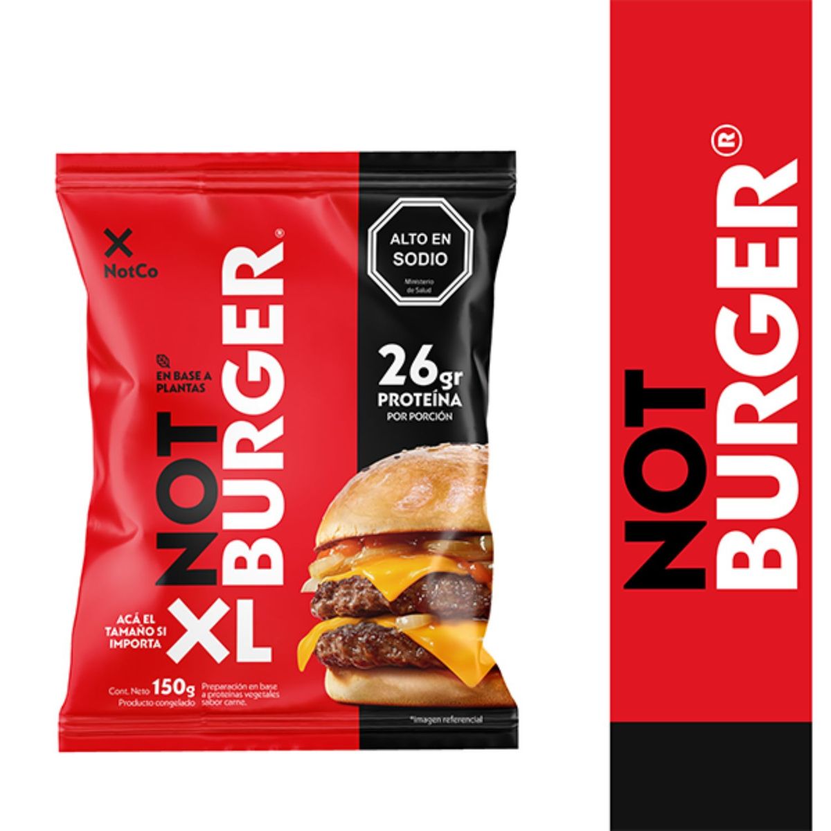 NOT BURGER - Hamburguesa Vegetal Not Burger XL 150 g