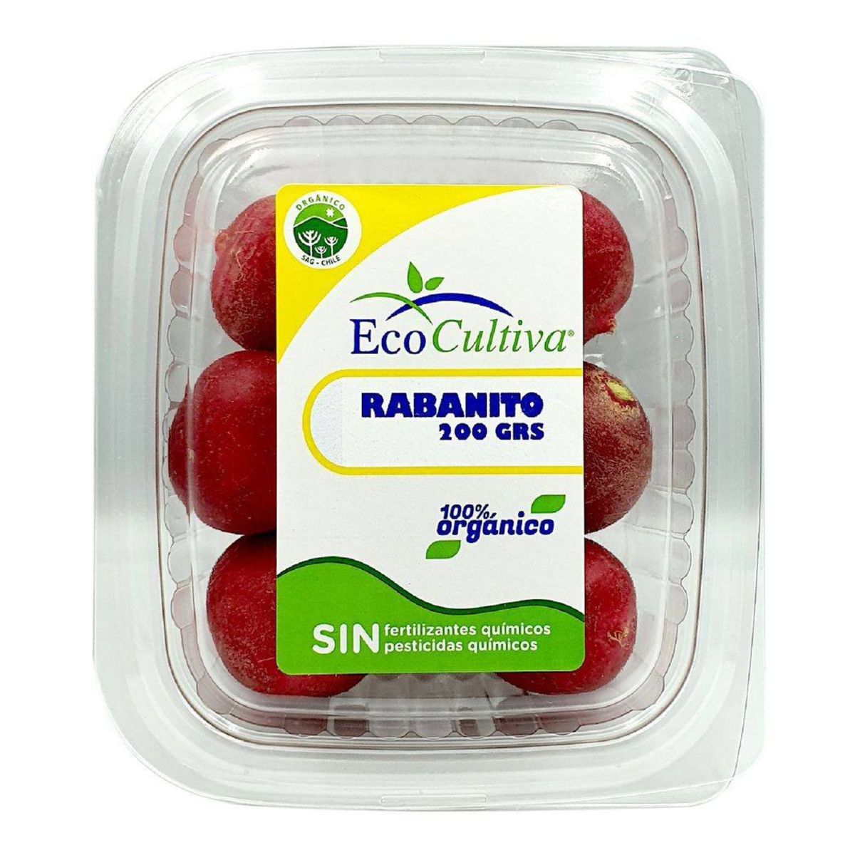 VERDURAS - Rabanitos Orgánicos Envasados 200 g