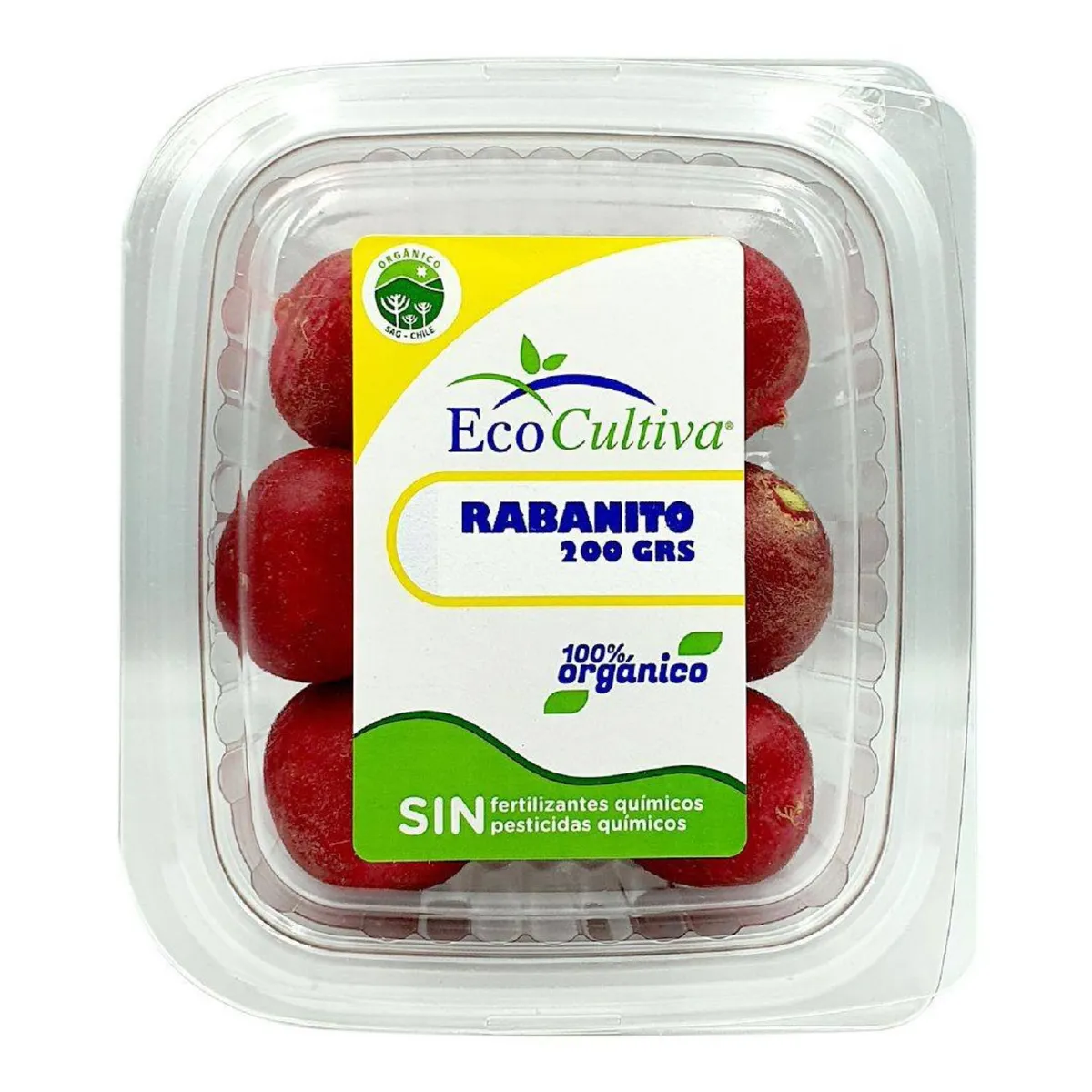 VERDURAS - Rabanitos Orgánicos Envasados 200 g