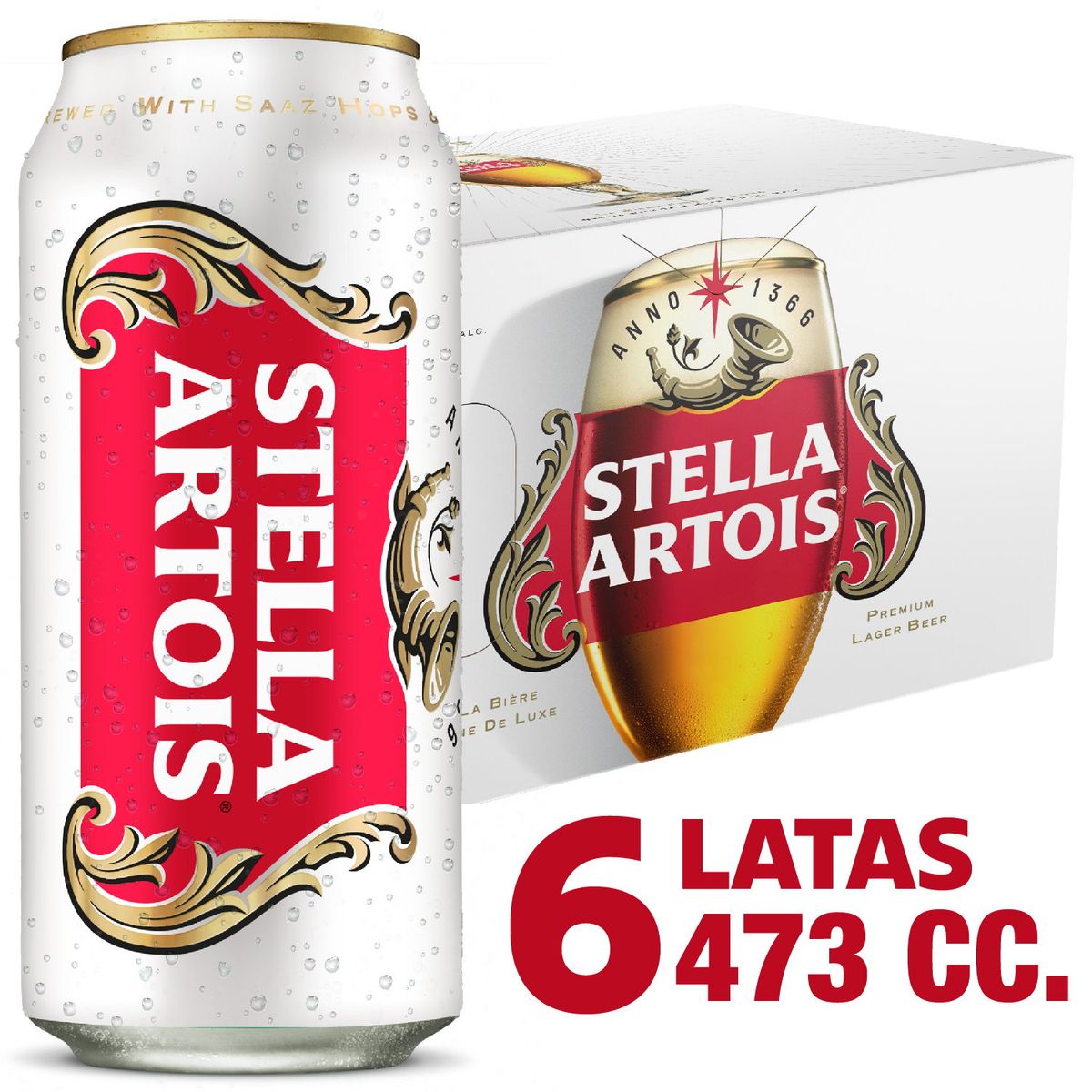 STELLA ARTOIS - PACK CERV STELLA ARTOIS 5G 473 ML