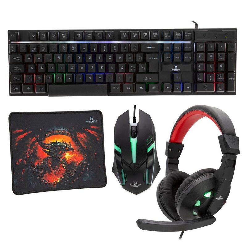 MONSTER GAMER - KIT 4EN1 CREW INSERTION MONSTER GAMES