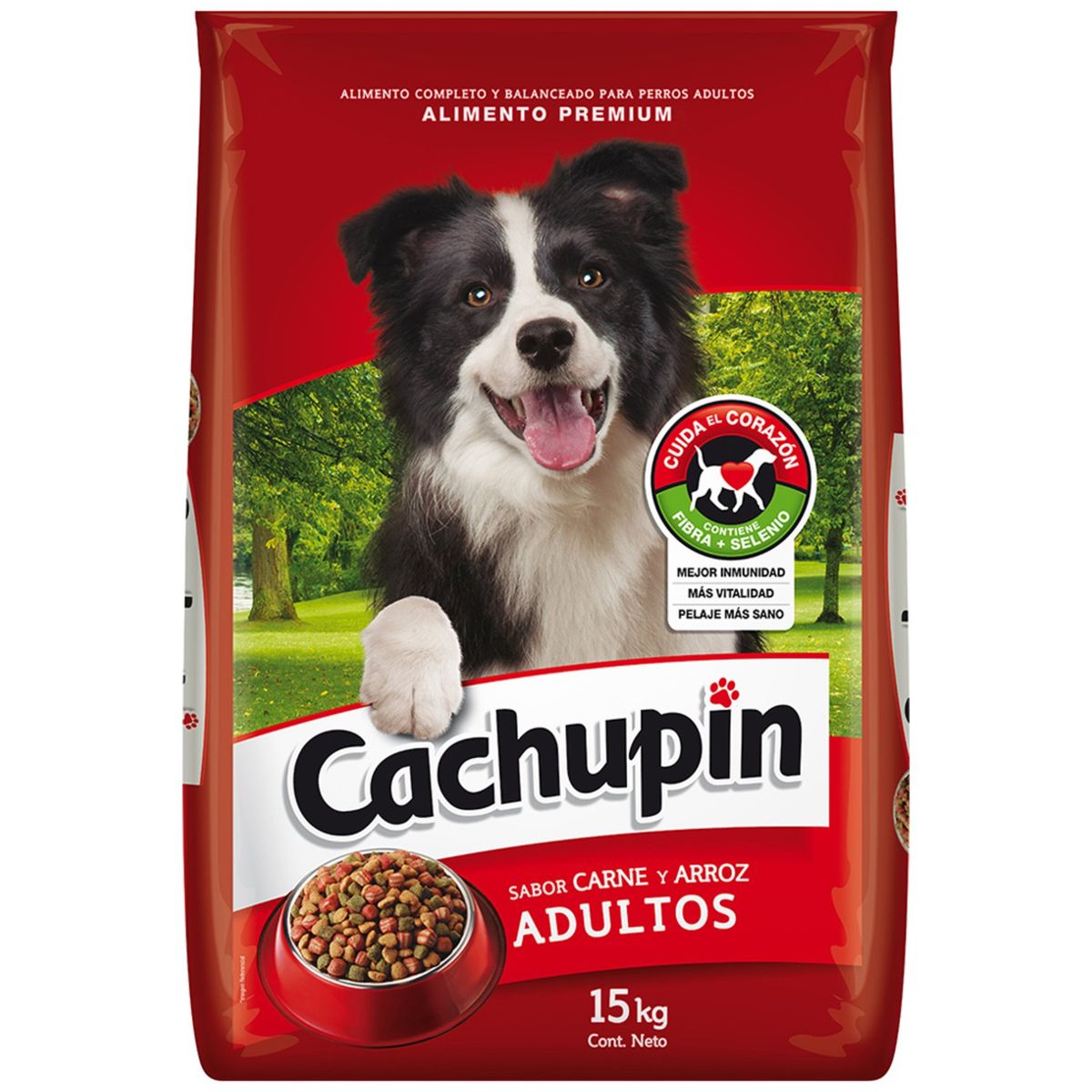 CACHUPIN - Alimento Seco para Perro Adulto Sabor Carne 15 Kg
