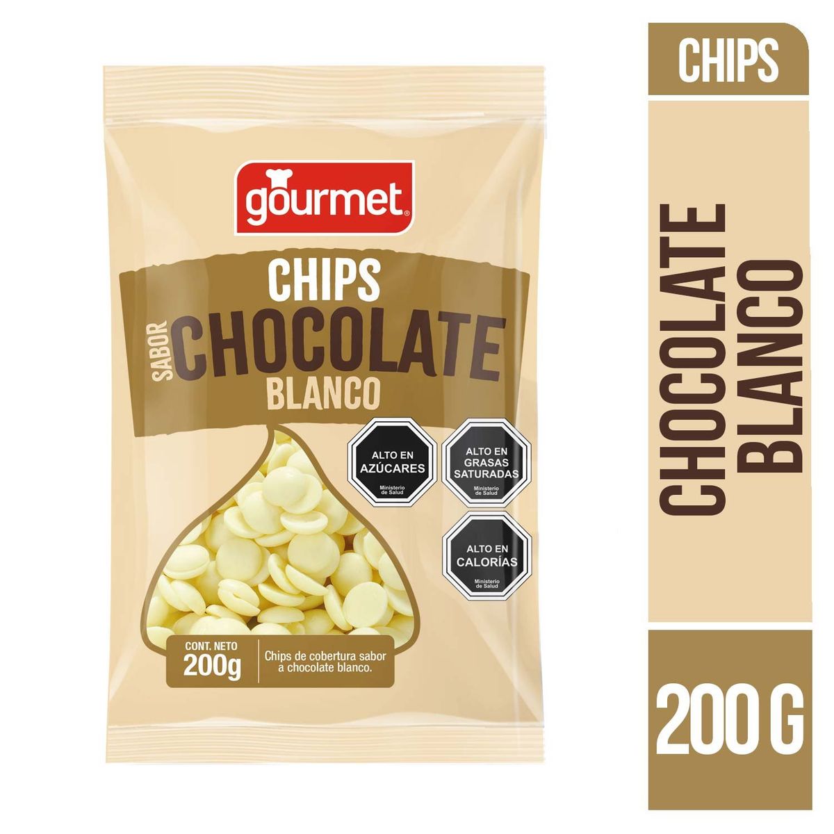 GOURMET - Chips de Chocolate Blanco