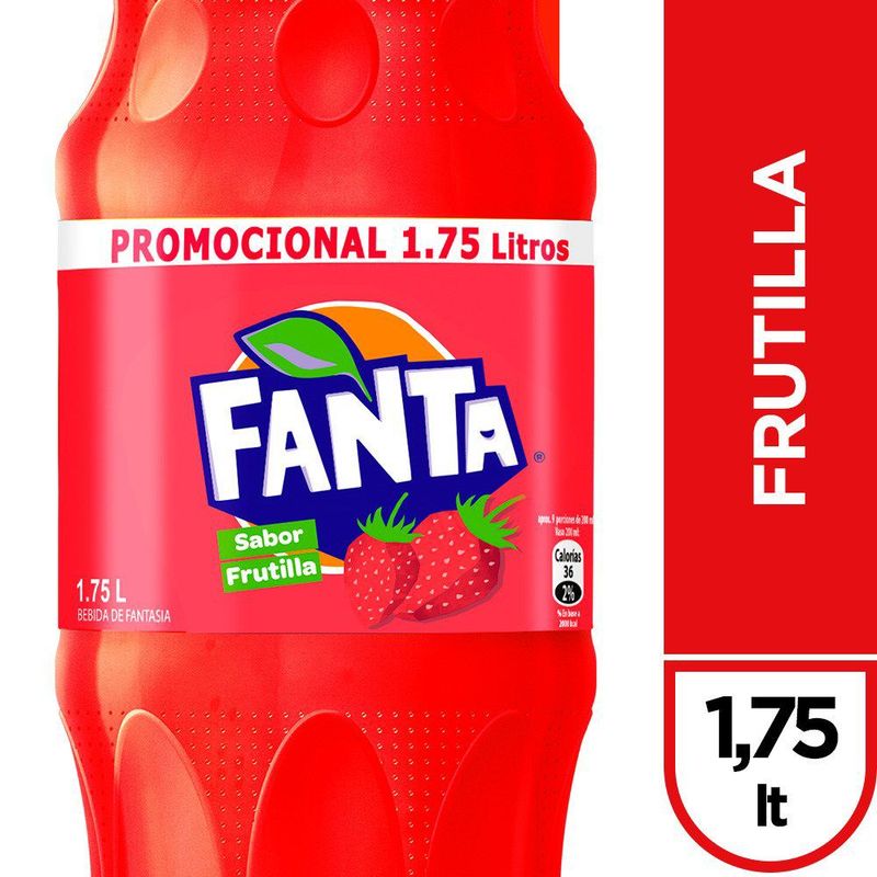 FANTA - GASEOSA FRUTILLA FANTA 1.75 LT