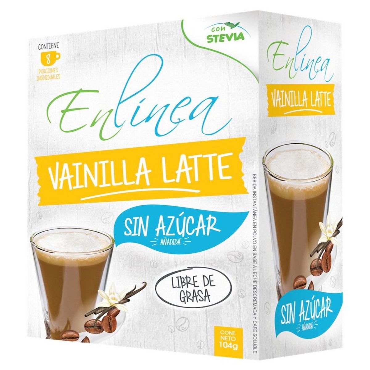 EN LINEA - Café Vainilla Late Sin Azúcar