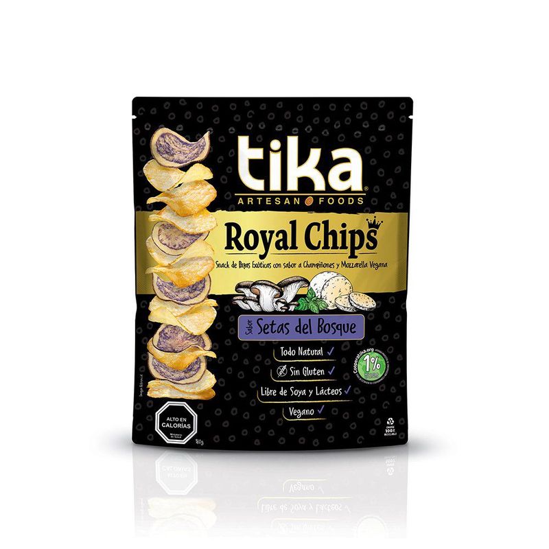 TIKA - SNACK SETAS DEL BOSQUE TIKA 180 GR