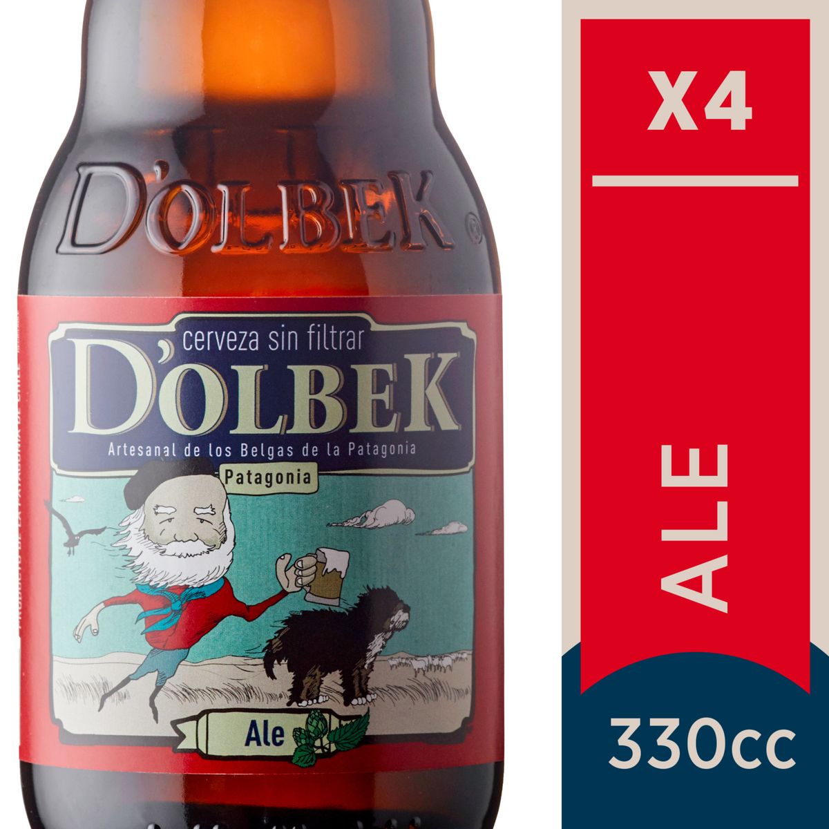 DOLBEK - PACK CERVEZA 4 UN. PAMPA DOLBEK 330ML