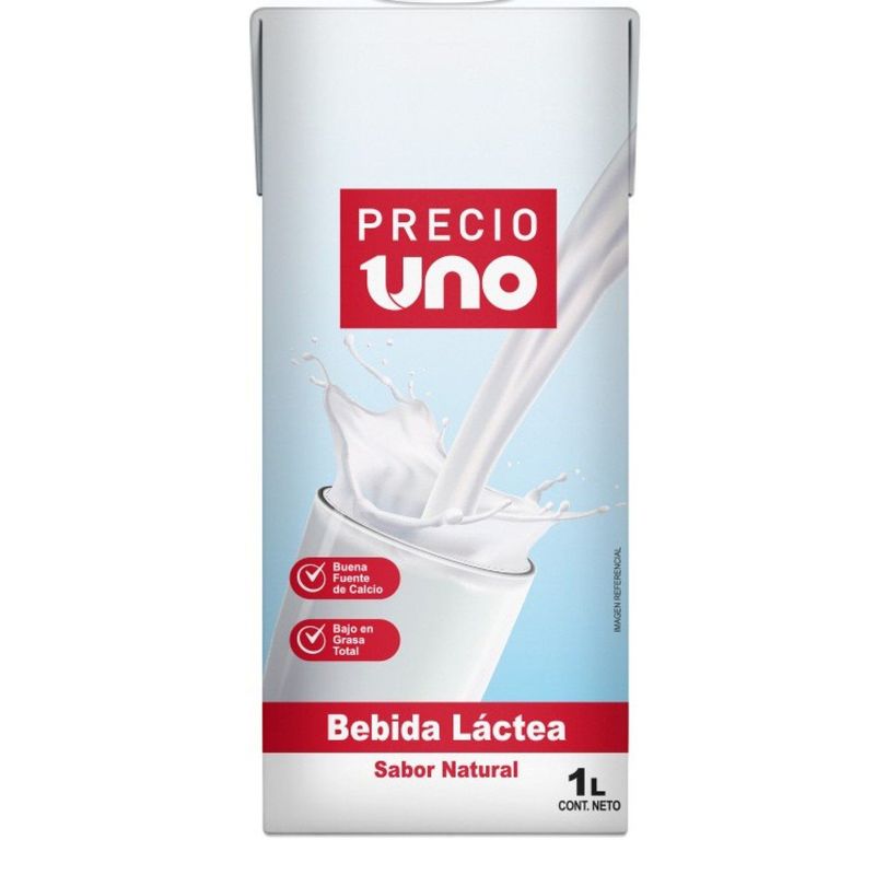 PRECIO UNO - Bebida Láctea Natural Precio Uno 1 Lt