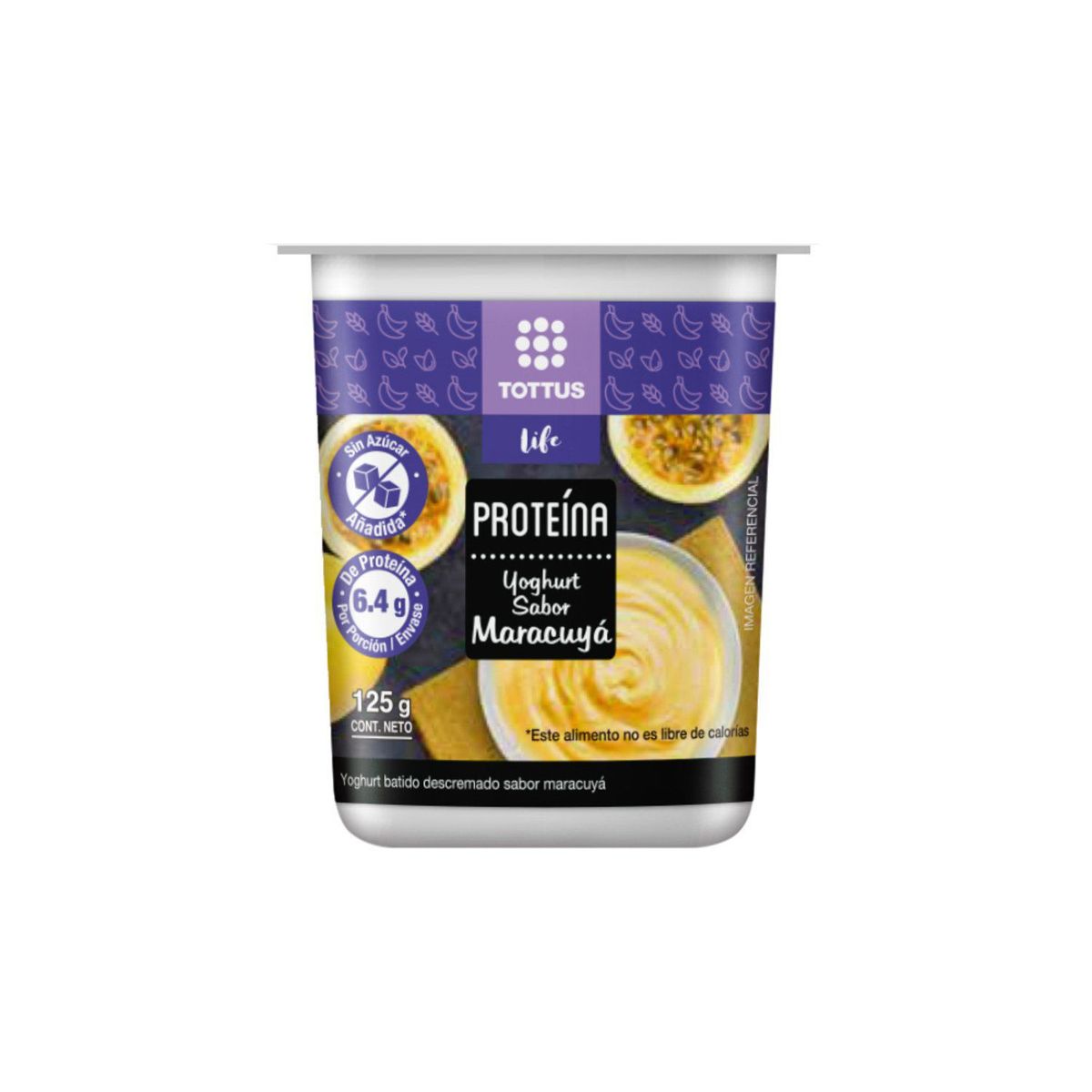 TOTTUS LIFE - Yoghurt Maracuyá Proteína