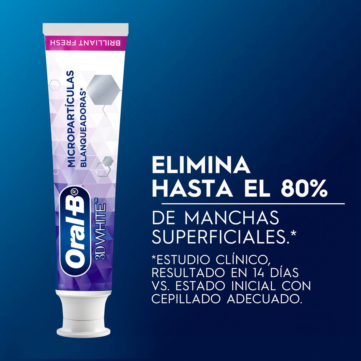 ORAL B - Pasta de Dientes Oral-B 3D White Brilliant Fresh