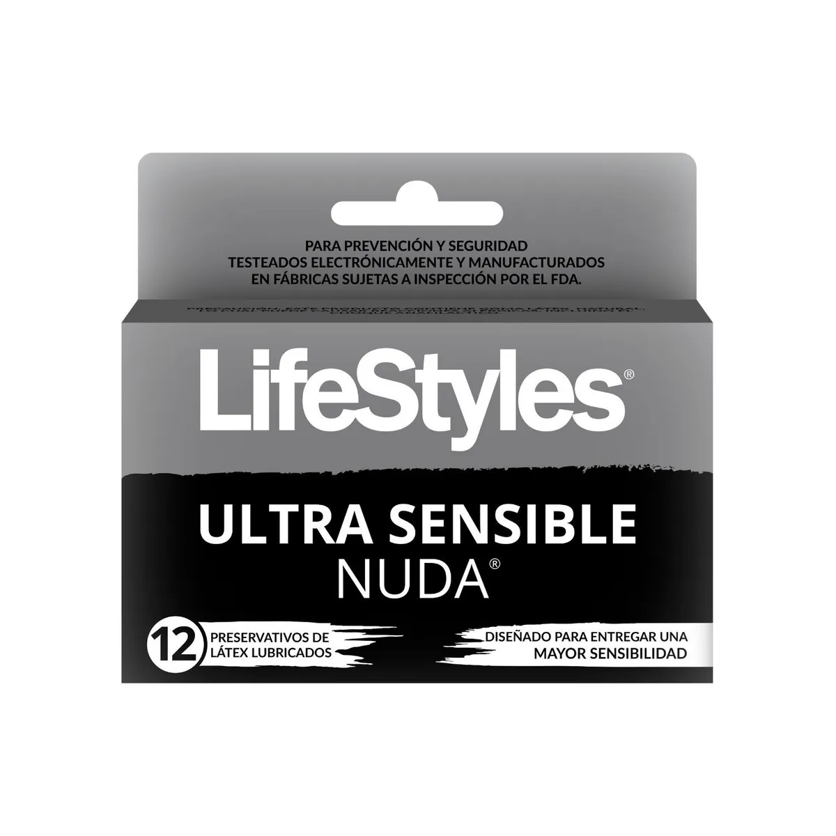 LIFESTYLES - Preservativos de Latex Lifestyles Ultra Sensible Nuda 12 Un