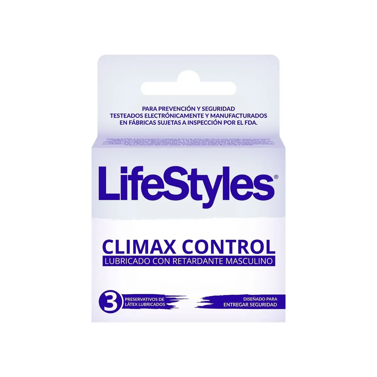 LIFESTYLES - Preservativos de Látex Retardante Lifestyles Climax Control 3 Un