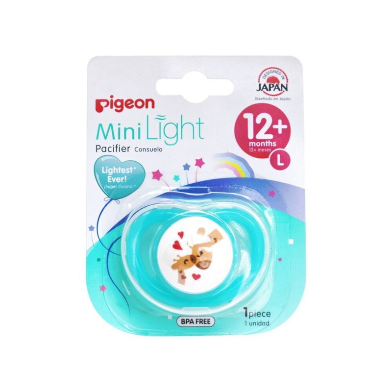 PIGEON - Chupete MIni Light Pigeon Talla L 1 Un