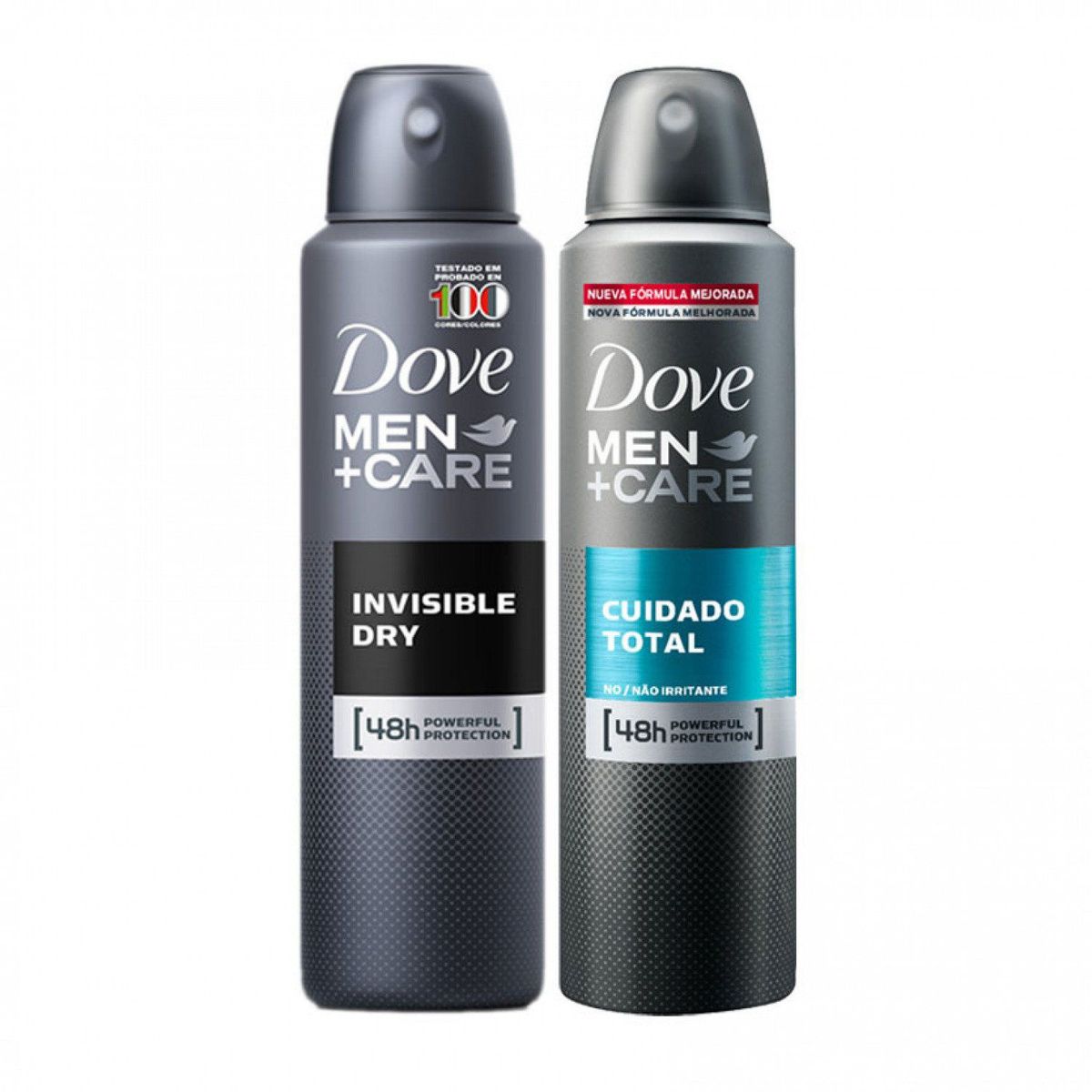 DOVE - Desodorante en Aerosol Men Invisible Dry y Cuidado Total