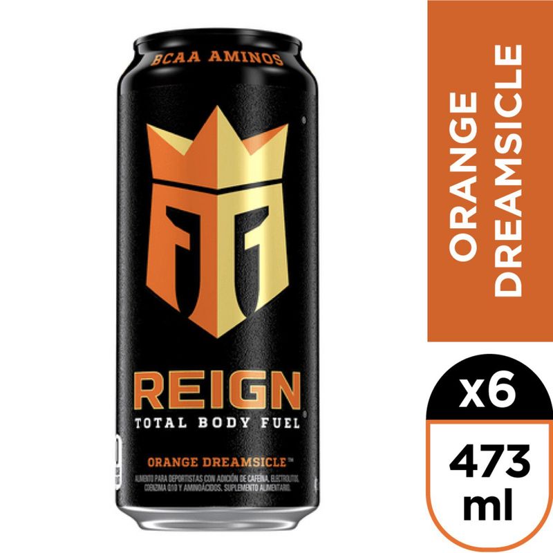 REIGN - BEBIDA PRE ENTRENO ORANGE REIGN 473 ML