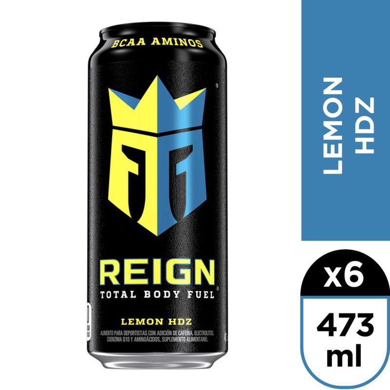 REIGN - BEBIDA PRE ENTRENO LEMON REIGN 473 ML