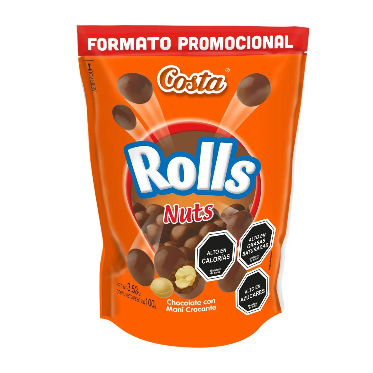 COSTA - Chocolate Rolls Promo Nuts