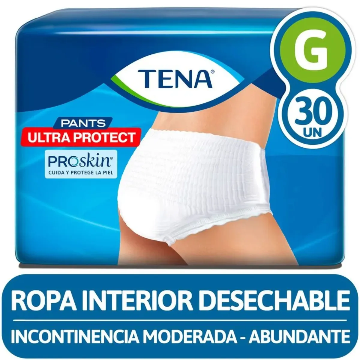 TENA - Pañal Adulto Pants Ultra Protect Talla G