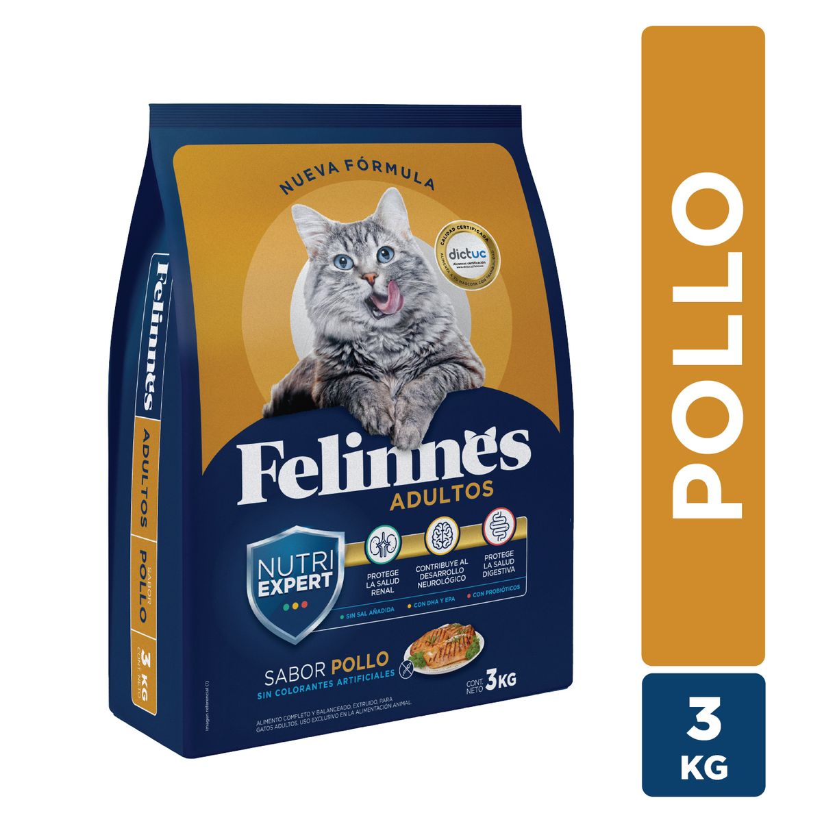 FELINNES - Alimento Gato Adulto Pollo