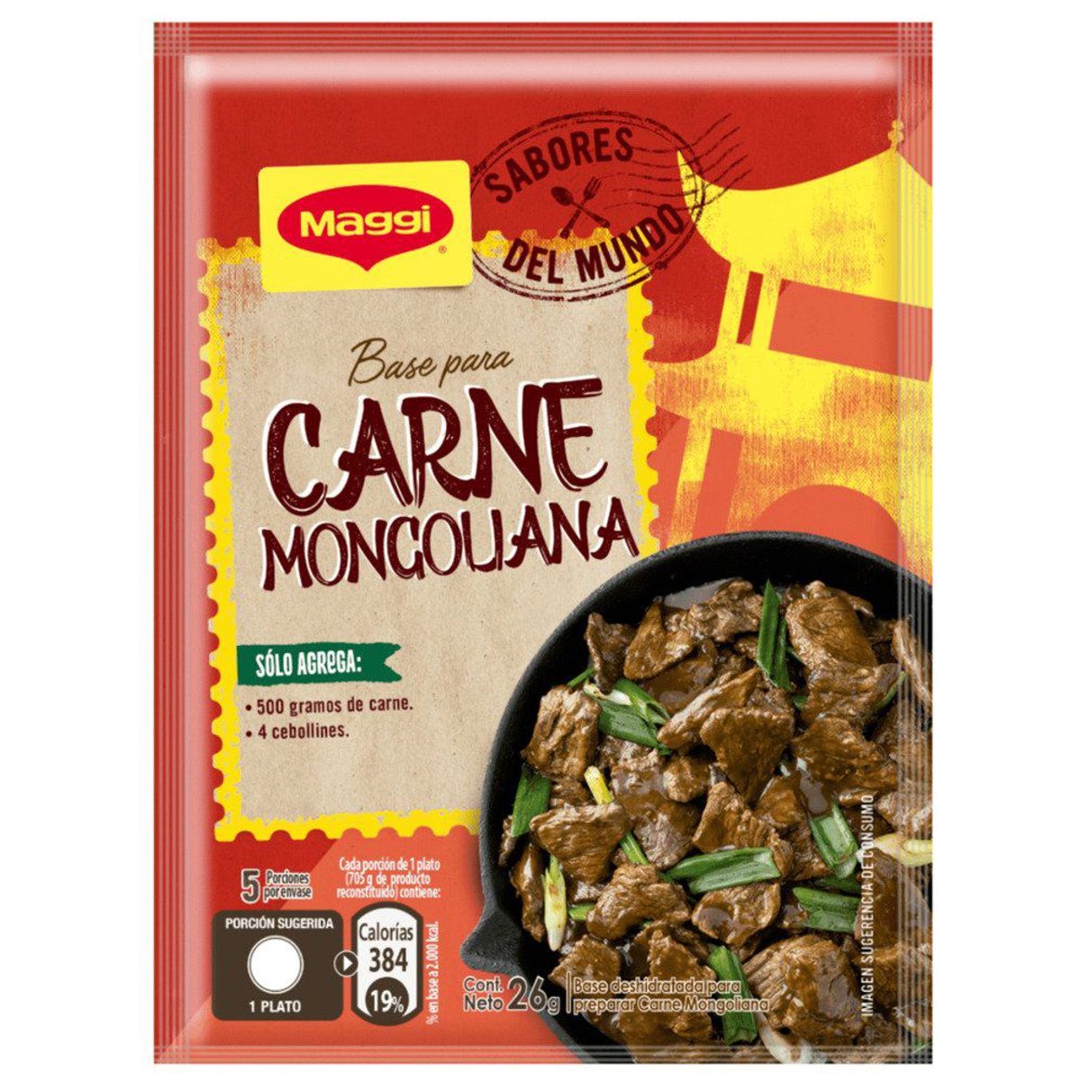 MAGGI - Base Sabores Del Mundo Carne Mongoliana