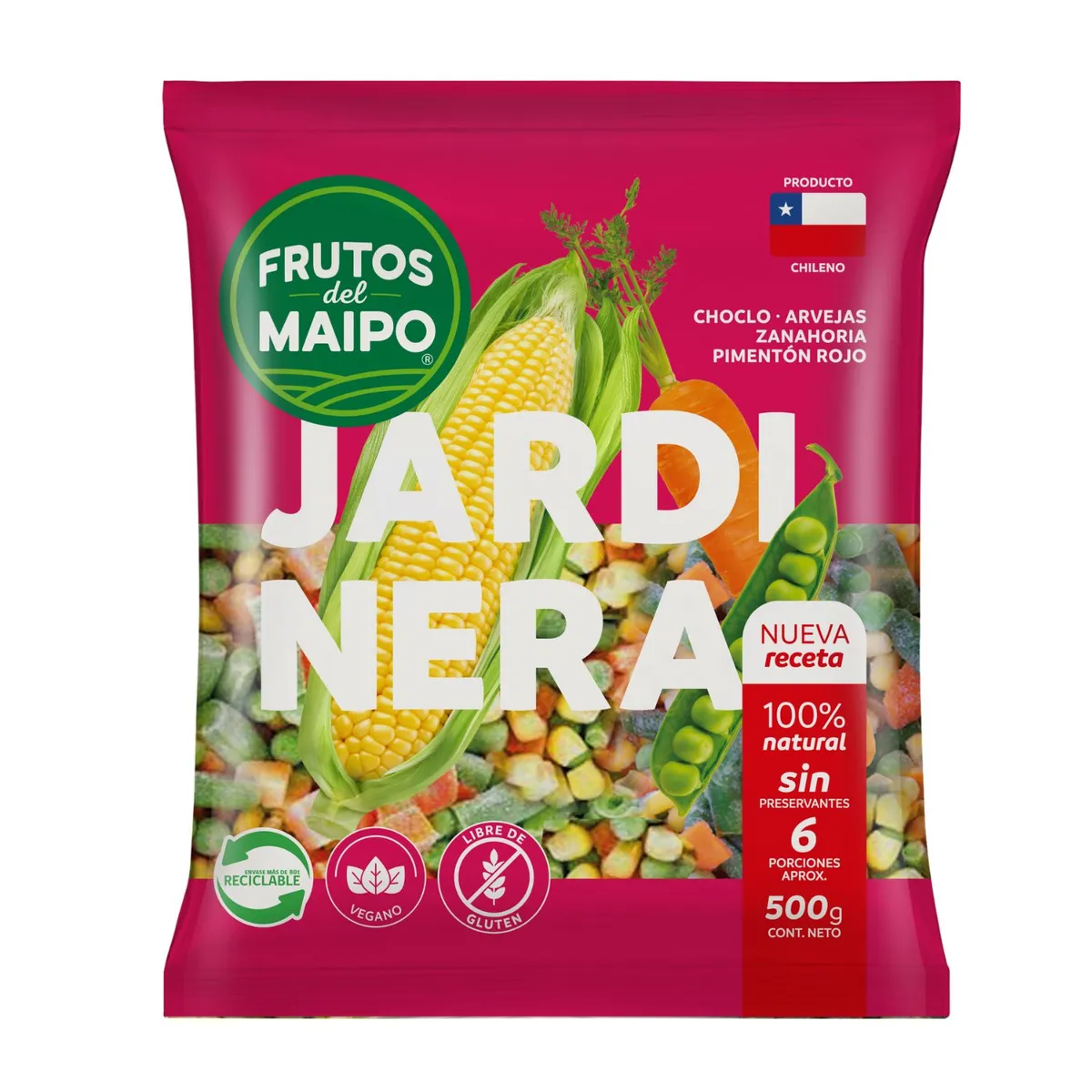 FRUTOS DEL MAIPO - Ensalada Jardinera Congelada Frutos de Maipo 500 g