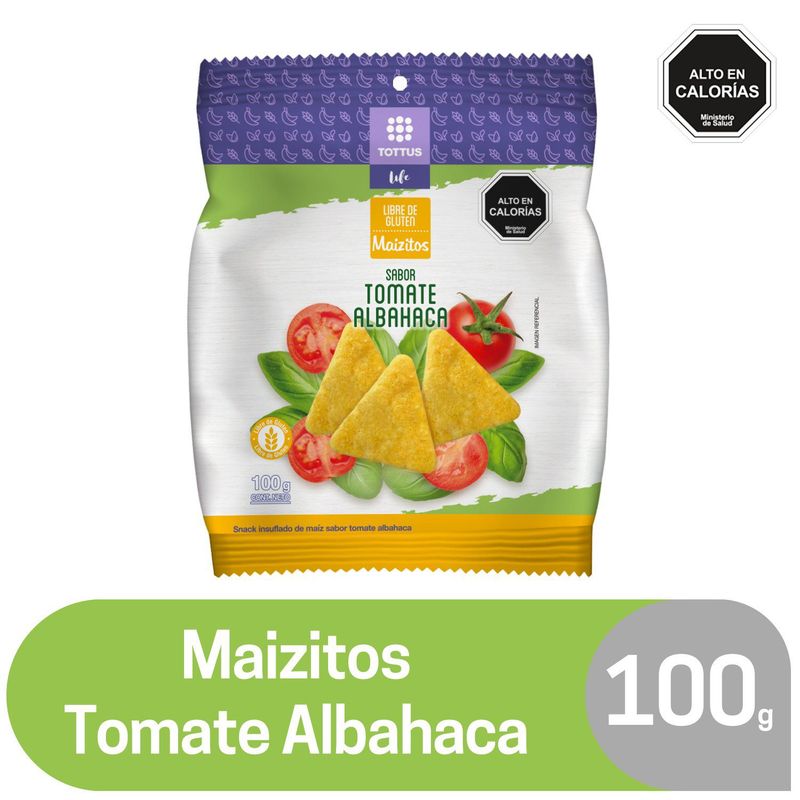 TOTTUS LIFE - Maizitos Tomate Albahaca