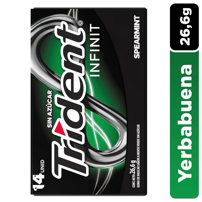 TRIDENT - MENTA VERDE TRIDENT 27GRS GR